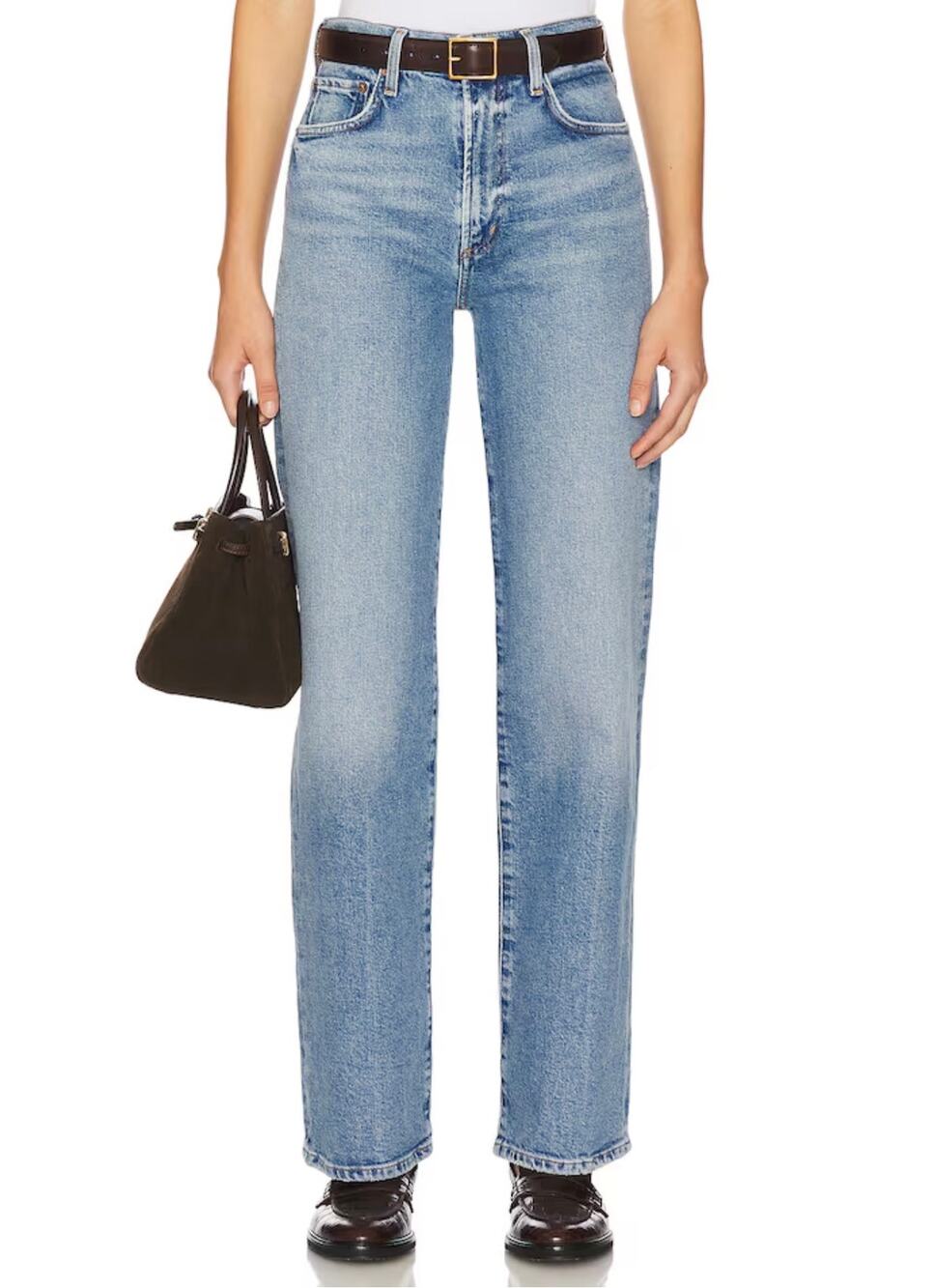 AGOLDE Harper Straight Leg Jeans Size 31 Women's Blue Denim